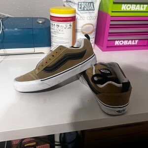 Vans Men's Brown and Black Sneakers